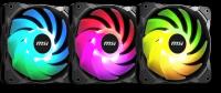 MSI 3PİN 12CM RGB  FAN 12V DC 0.13A 6'LI FAN SETİ(6 ADET)